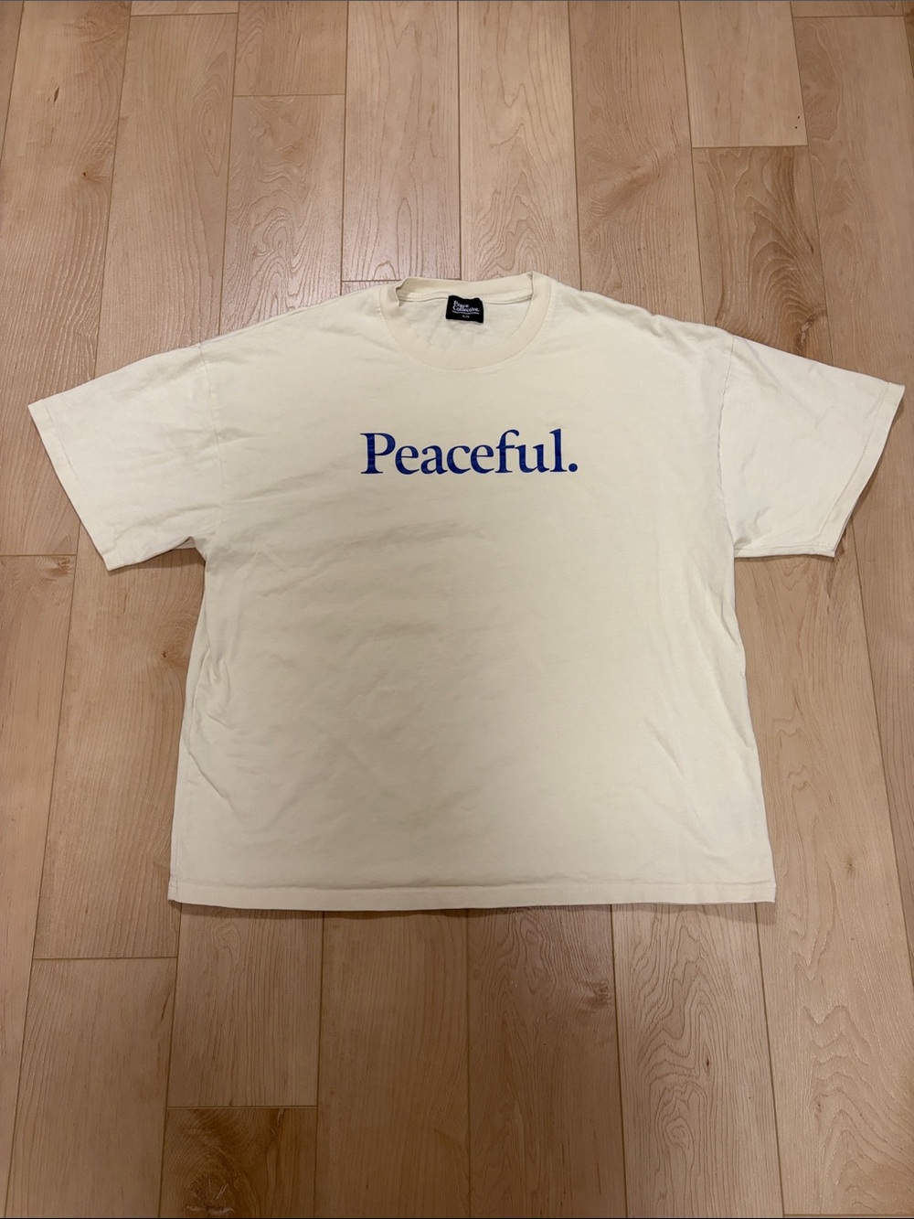 The Peace Collective Heavyweight ‘Peaceful’ Graphic T-Shirt, sz XL
